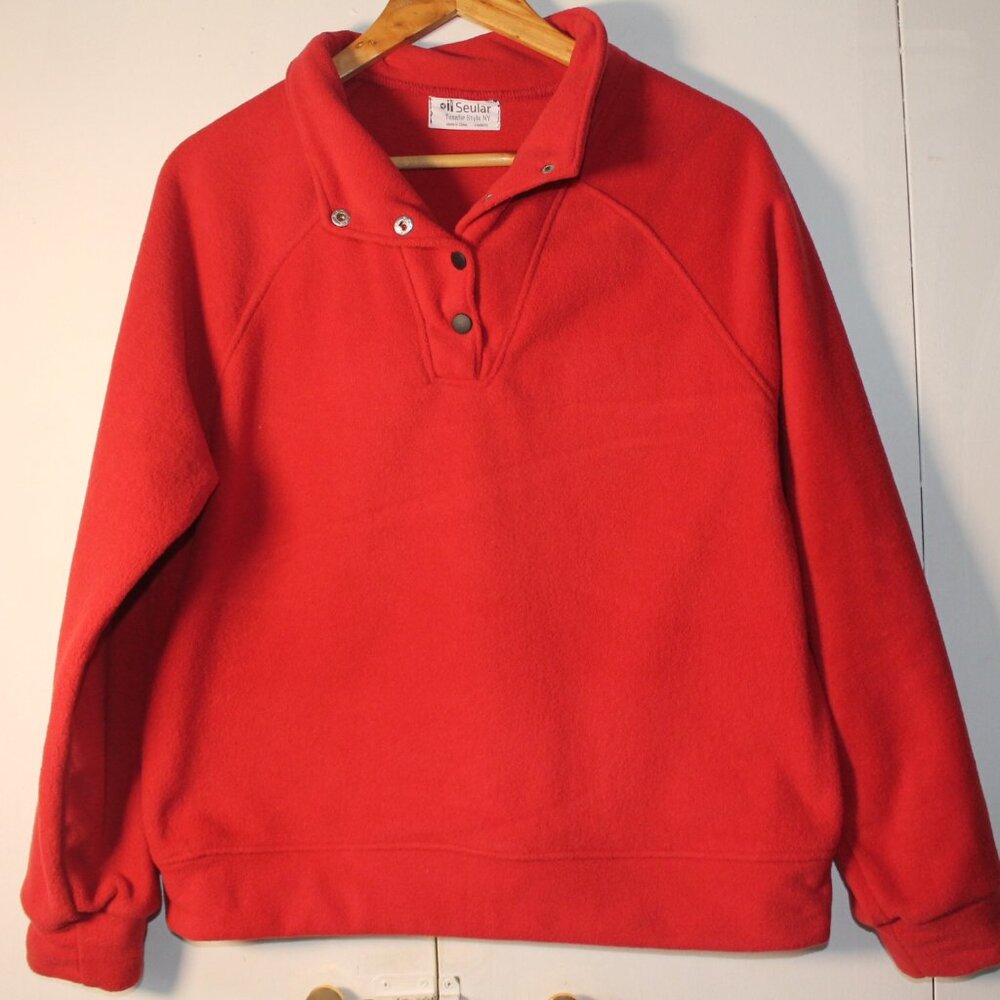 Polar Fleece Button Up Hoody